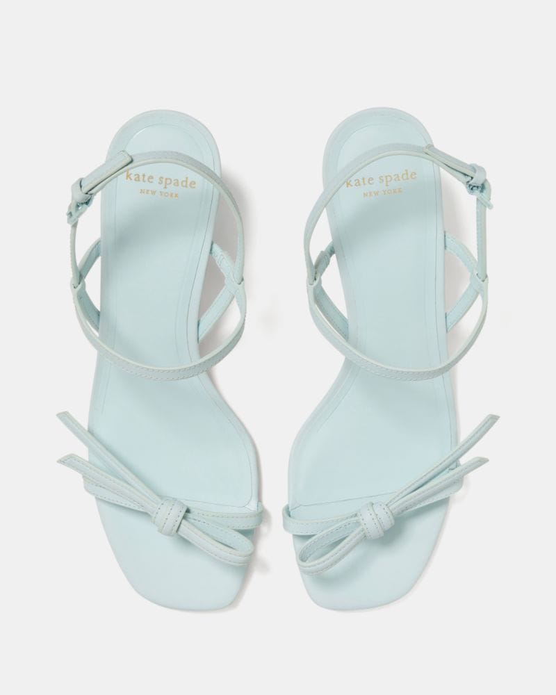 Katespade Loop Block Heel Sandal Crisp Sky