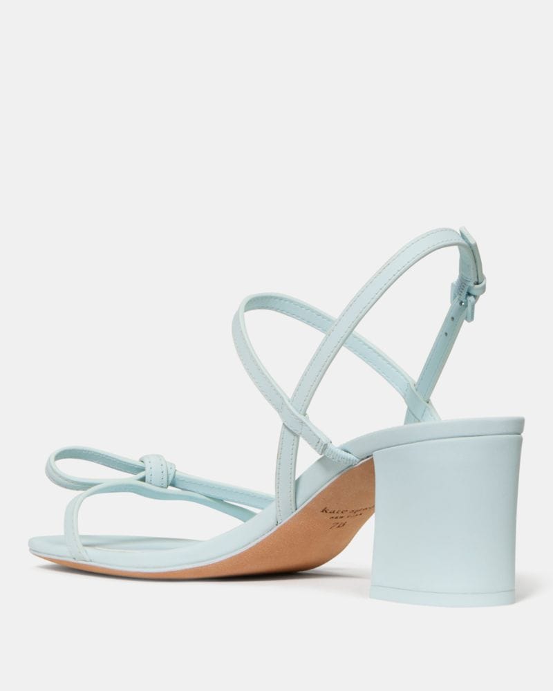 Katespade Loop Block Heel Sandal Crisp Sky