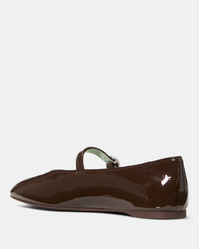 Katespade Halo Mary Jane Flat Hot Fudge