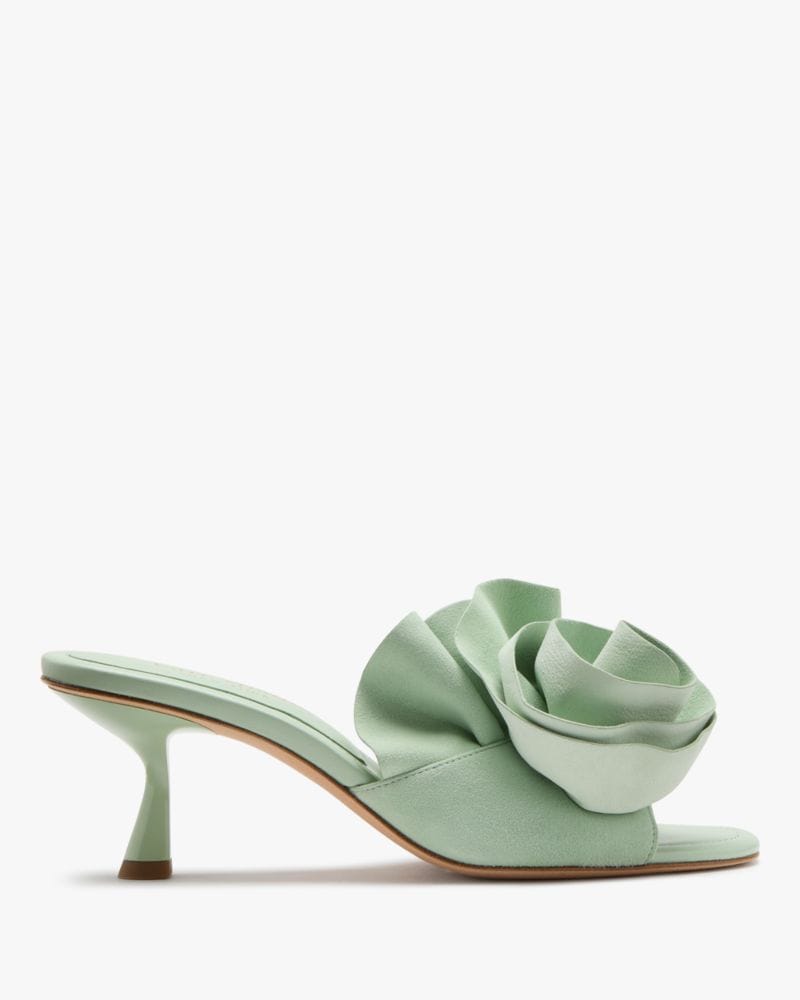 Katespade Flourish Heeled Sandal Pistachio Ice