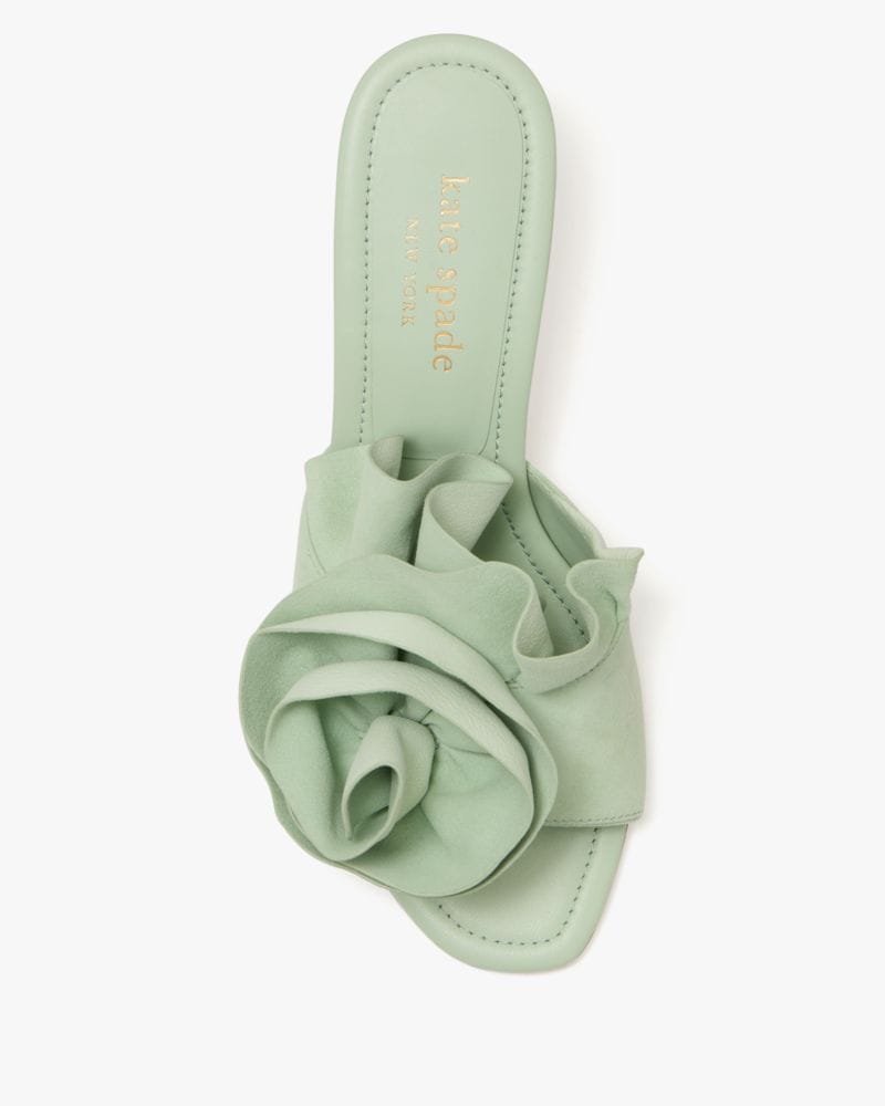 Katespade Flourish Heeled Sandal Pistachio Ice