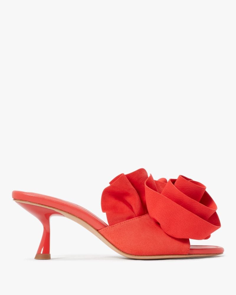 Katespade Flourish Heeled Sandal Ponderosa Red