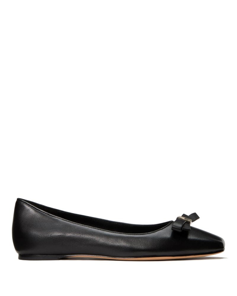 Katespade Deco Bow Flat Black