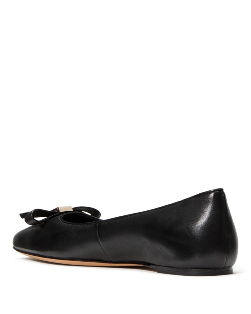 Katespade Deco Bow Flat Black