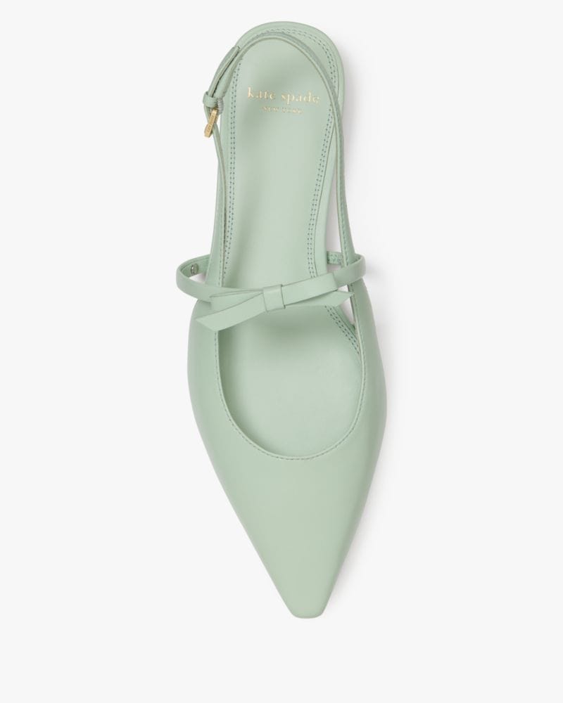 Katespade Carolina Slingback Flats Pistachio Ice