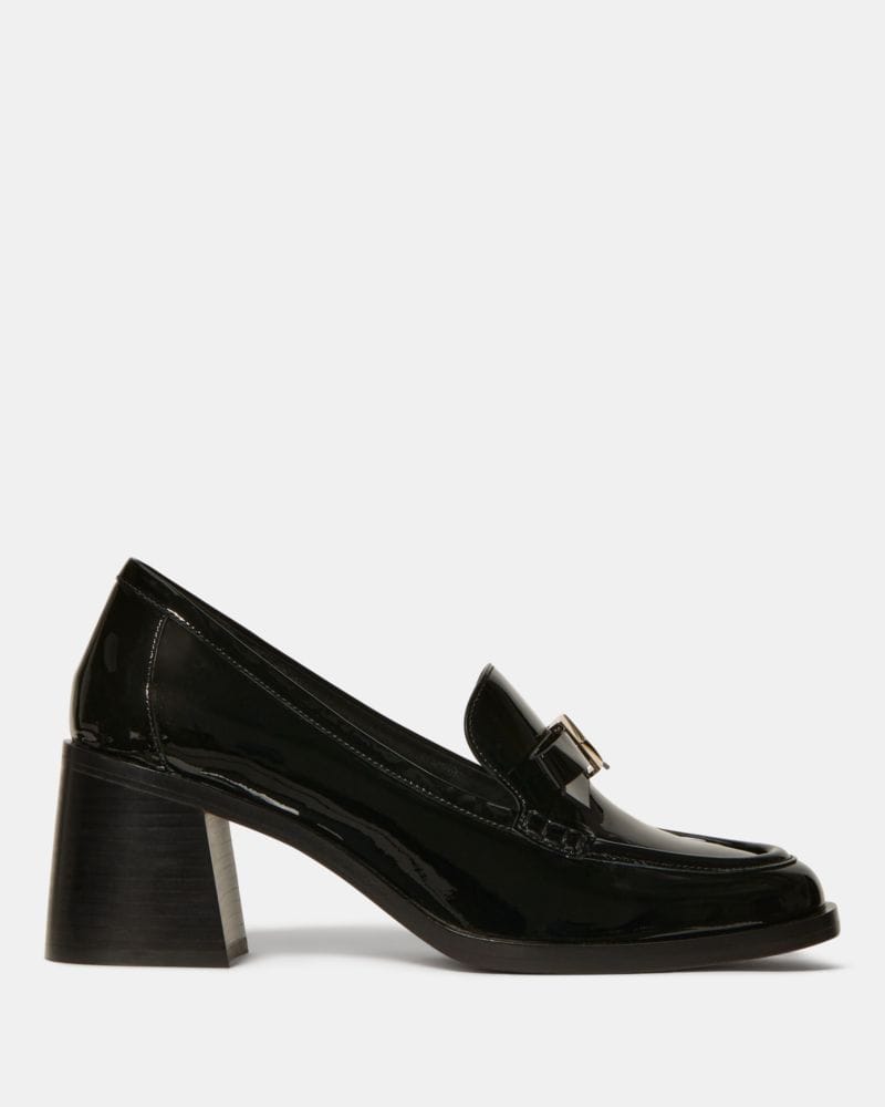 Katespade Deco Bow Heeled Loafer Black