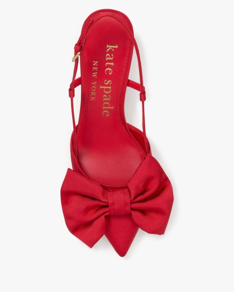 Katespade Rue Slingback Pumps Cherry Rouge