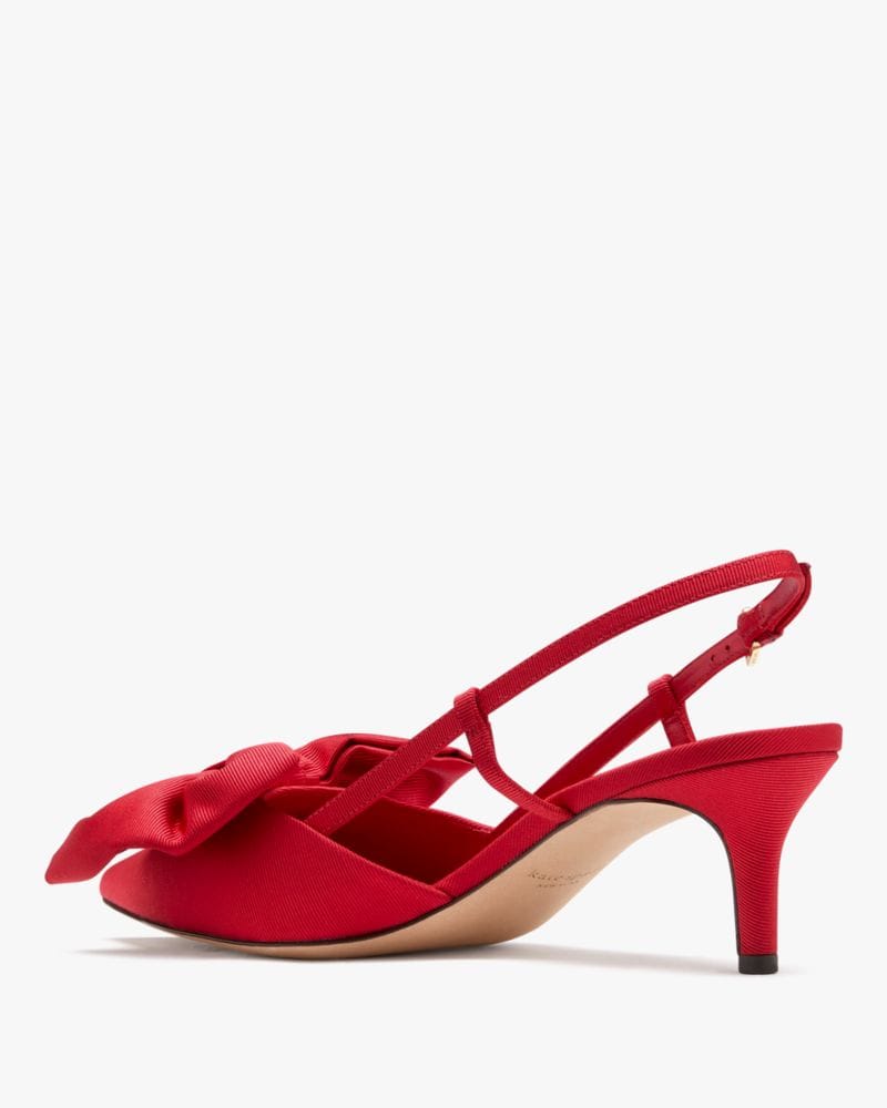 Katespade Rue Slingback Pumps Cherry Rouge