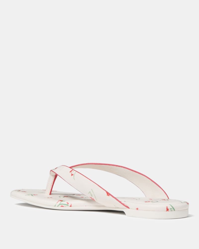 Katespade Sandie Flip Flop Sandal Cream Multi
