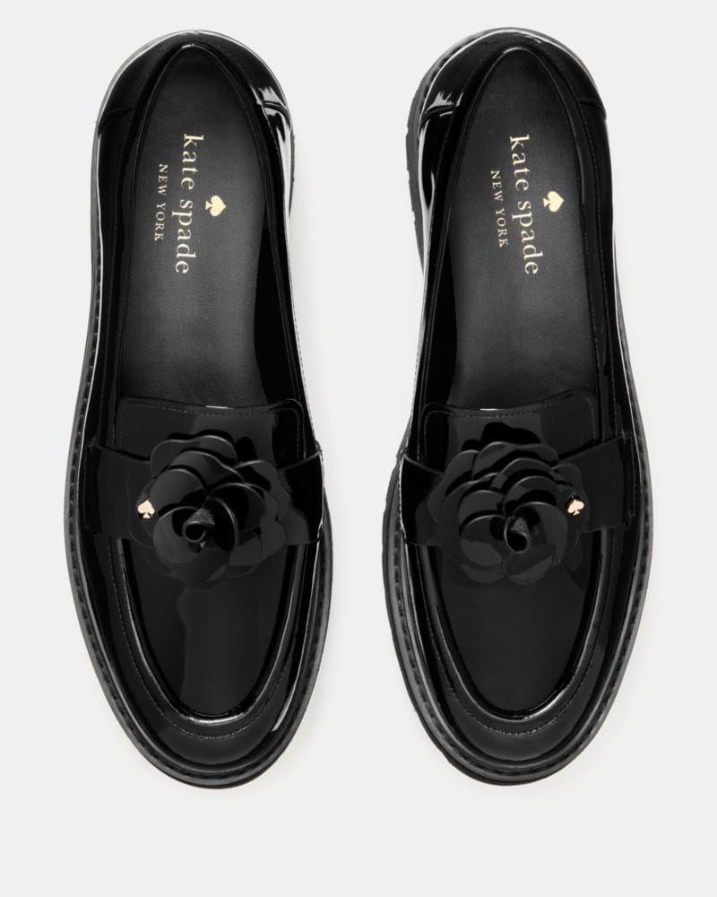 Katespade Flora Lug Loafer Black
