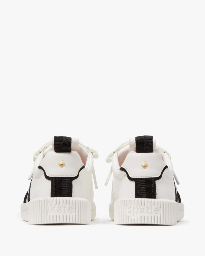Katespade K As In Kate Court Sneaker True White Black