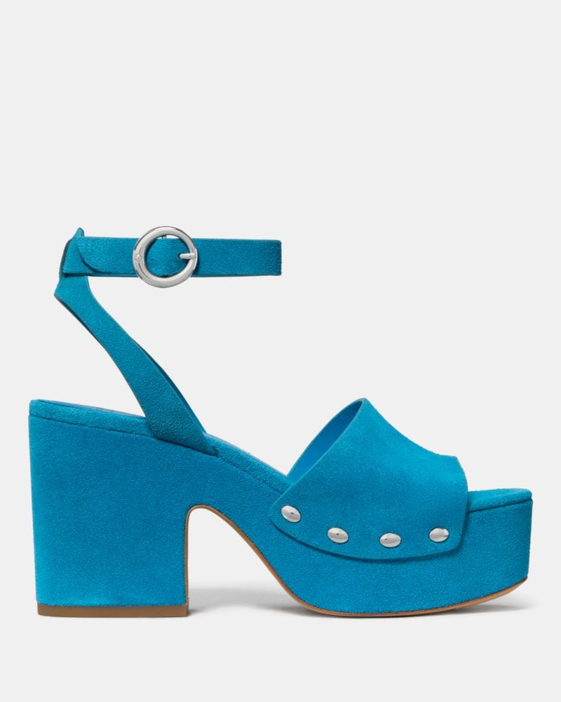 Katespade Halo Platform Sandals Catamaran Blue