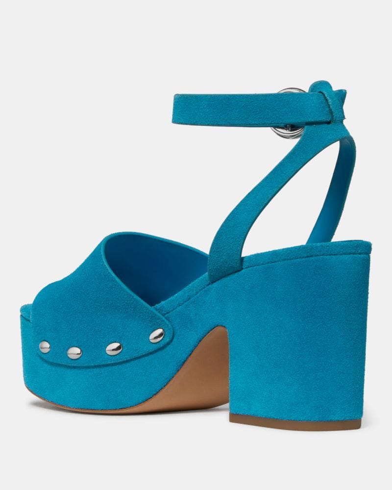 Katespade Halo Platform Sandals Catamaran Blue