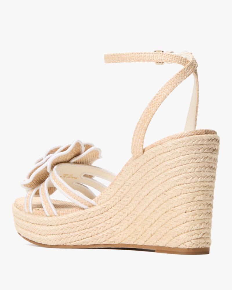 Katespade Flora Espadrille Wedge Sandal Natural