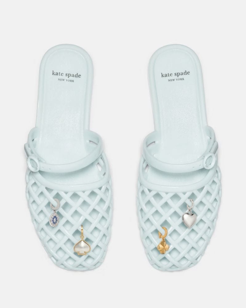 Katespade Jellyfish Mule Flat Crisp Sky