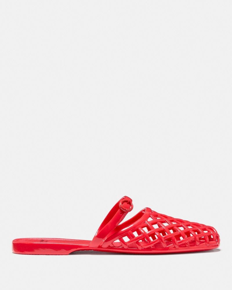 Katespade Jellyfish Mule Flat Heirloom Tomato