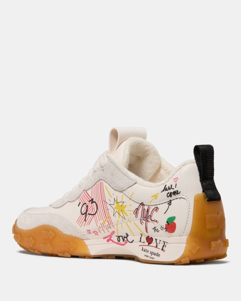 Katespade K As In Kate Runner Cream Multi