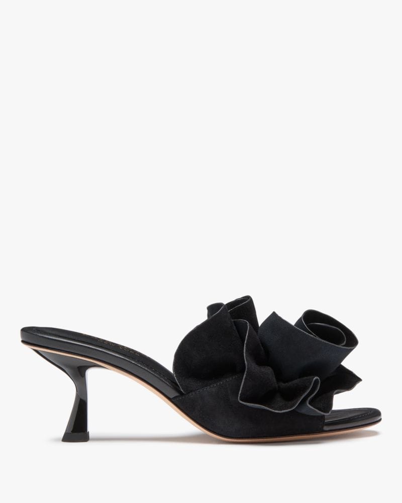 Katespade Flourish Heeled Sandal Black