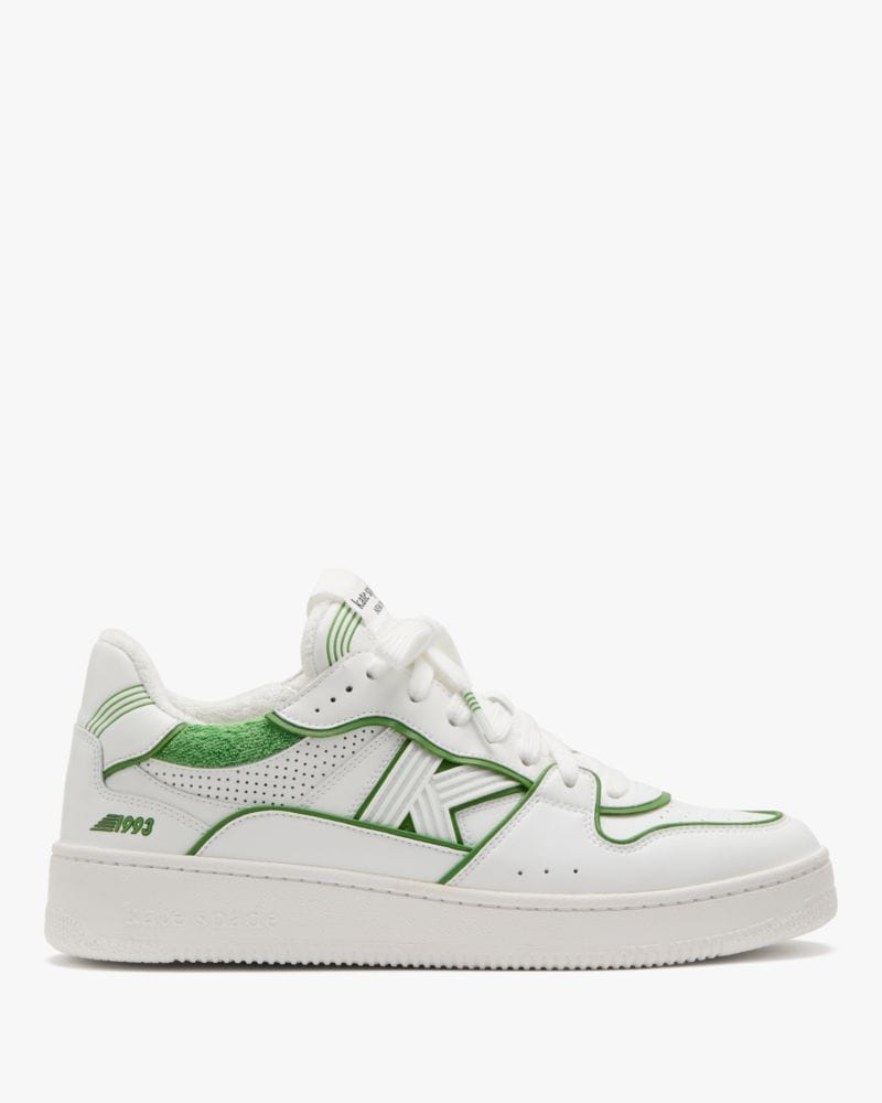 Katespade 93 Kicks Sneakers True White Ks Green