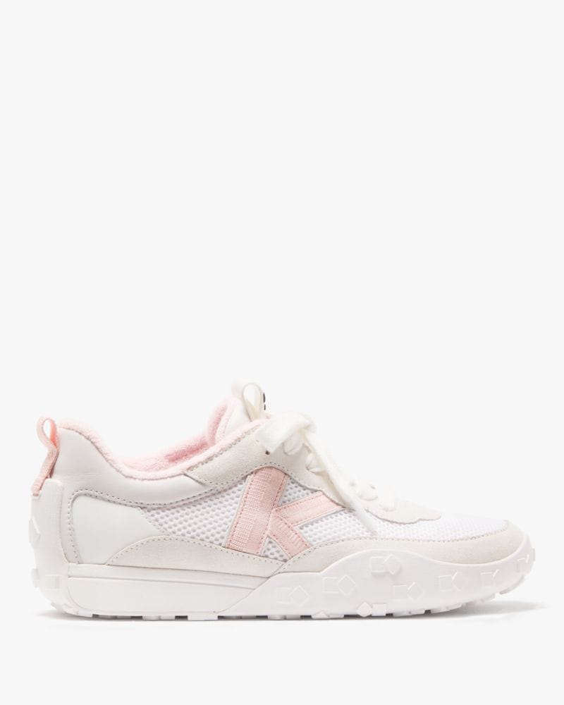 Katespade K As In Kate Sneakers True White Pastry Pink