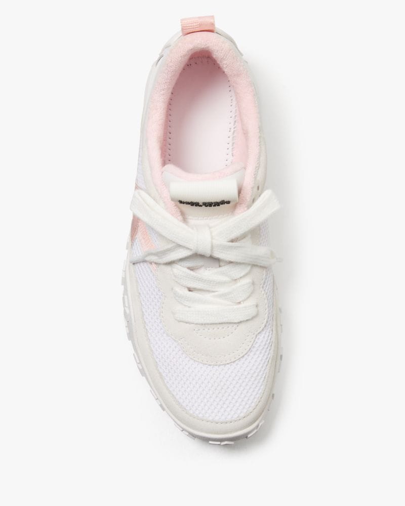 Katespade K As In Kate Sneakers True White Pastry Pink