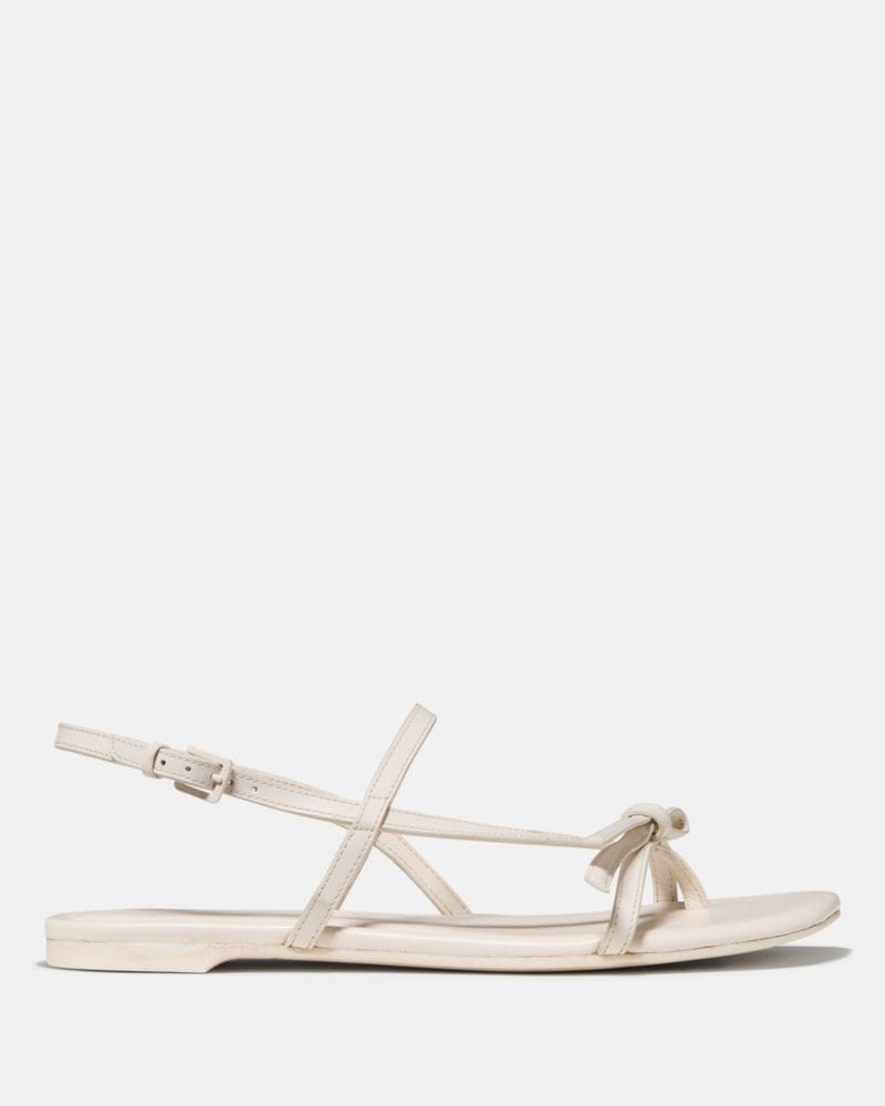 Katespade Loop Flat Sandal Cream