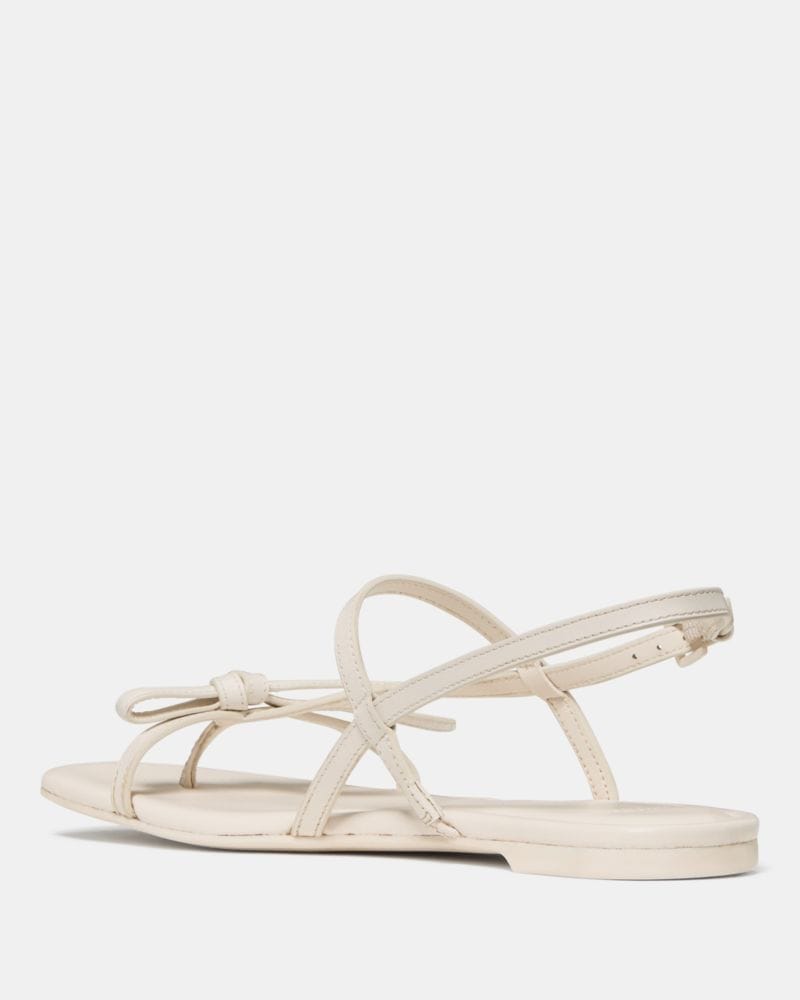 Katespade Loop Flat Sandal Cream