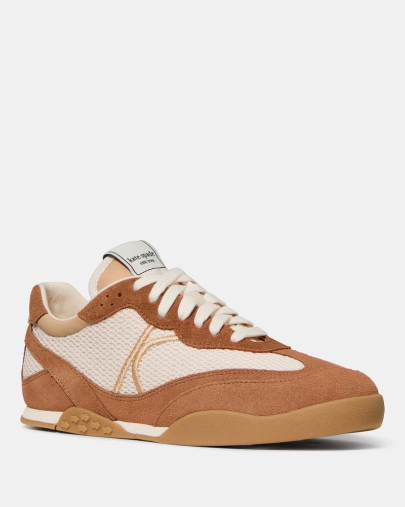 Katespade Ks Drift Sneaker Cream Saddle Multi