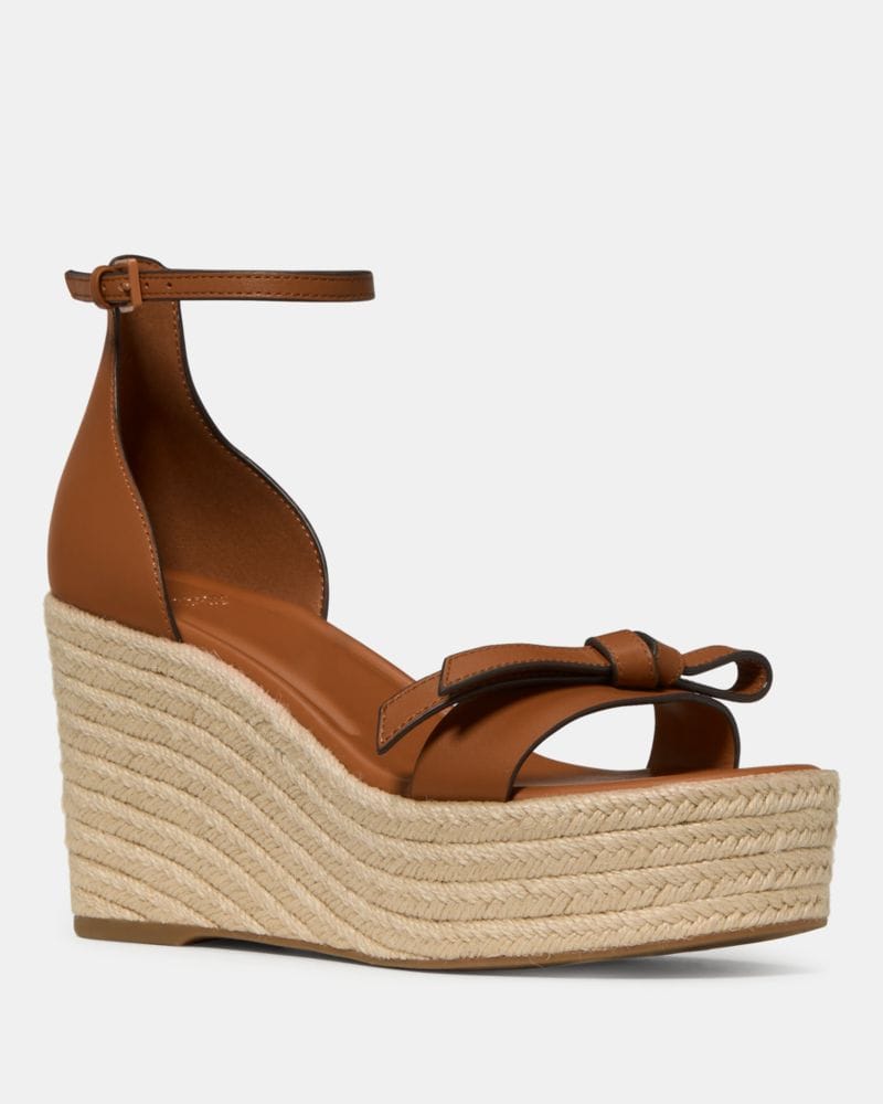 Katespade Loop Espadrille Wedge Sandal Saddle
