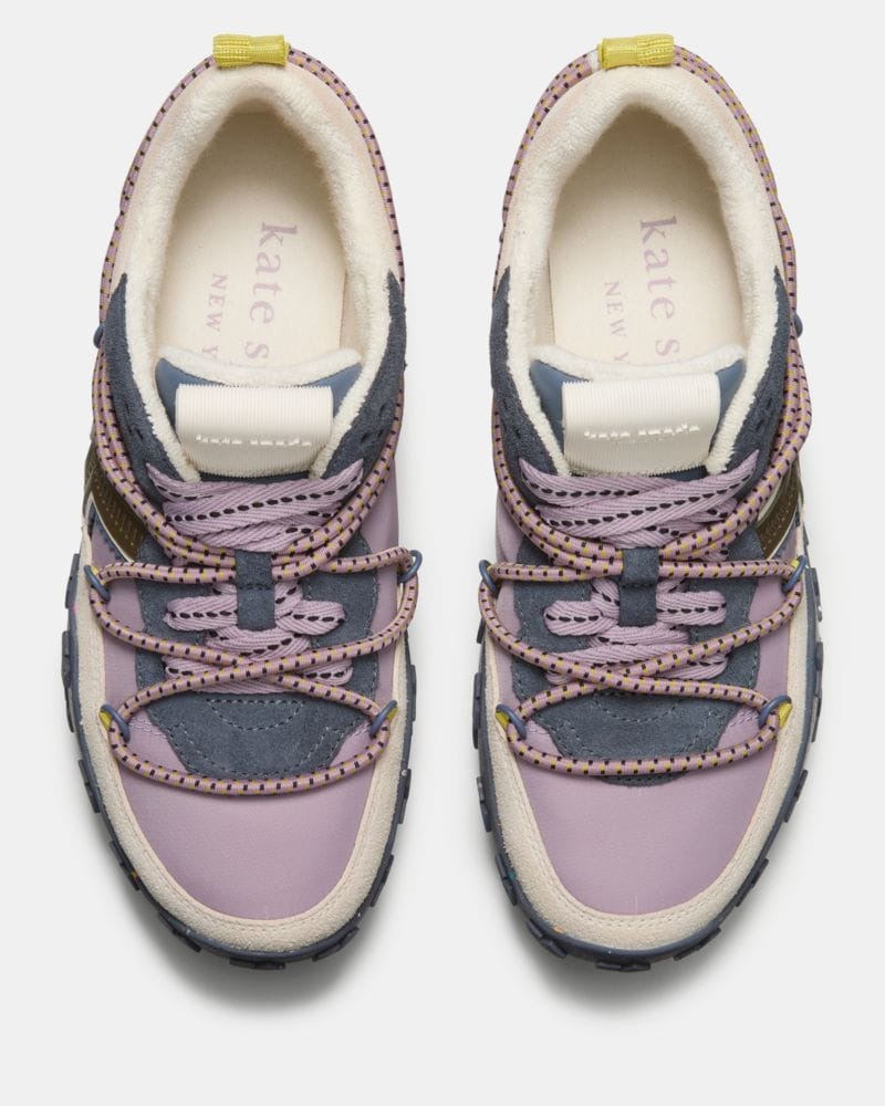Katespade K As In Kate Runner Market Purple Cinder Grey