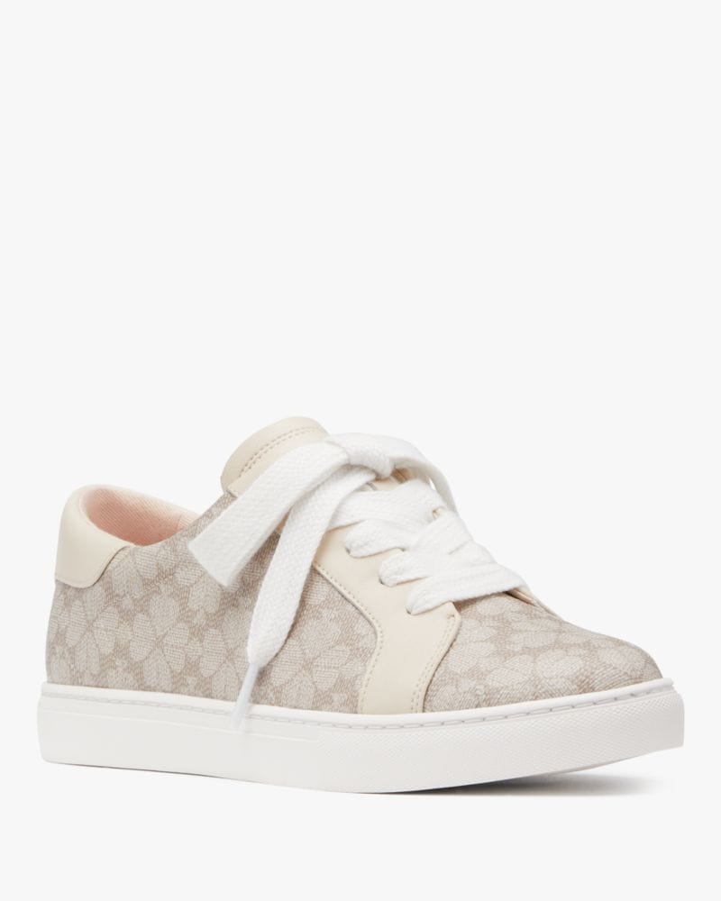 Katespade Erin Spade Flower Sneaker Dark Mushroom Cap Multi