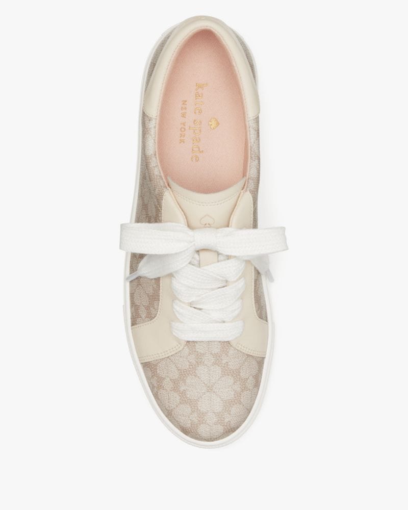 Katespade Erin Spade Flower Sneaker Dark Mushroom Cap Multi