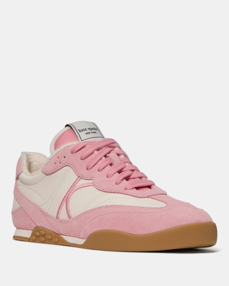 Katespade Ks Drift Sneaker Cream Grapefruit Soda