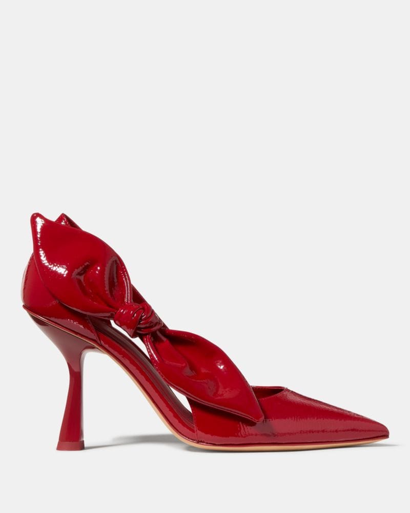 Katespade Bunnie Pump Dark Scarlet