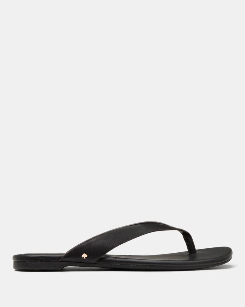 Katespade Sandie Flip Flop Sandals Black