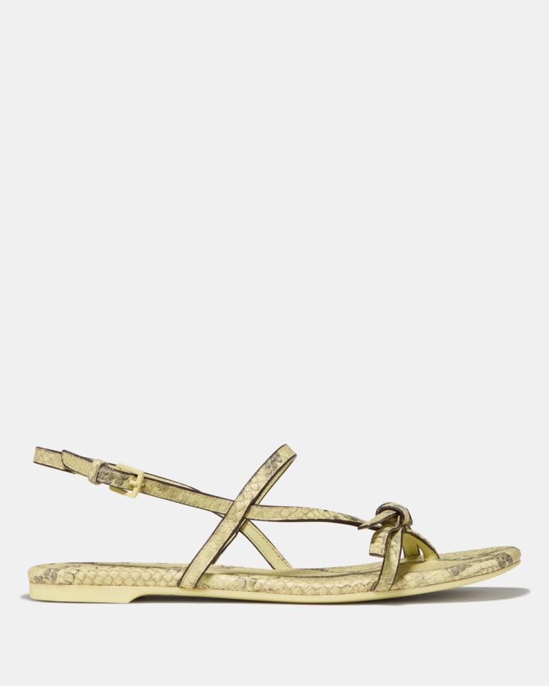 Katespade Loop Flat Sandal Pale Citron