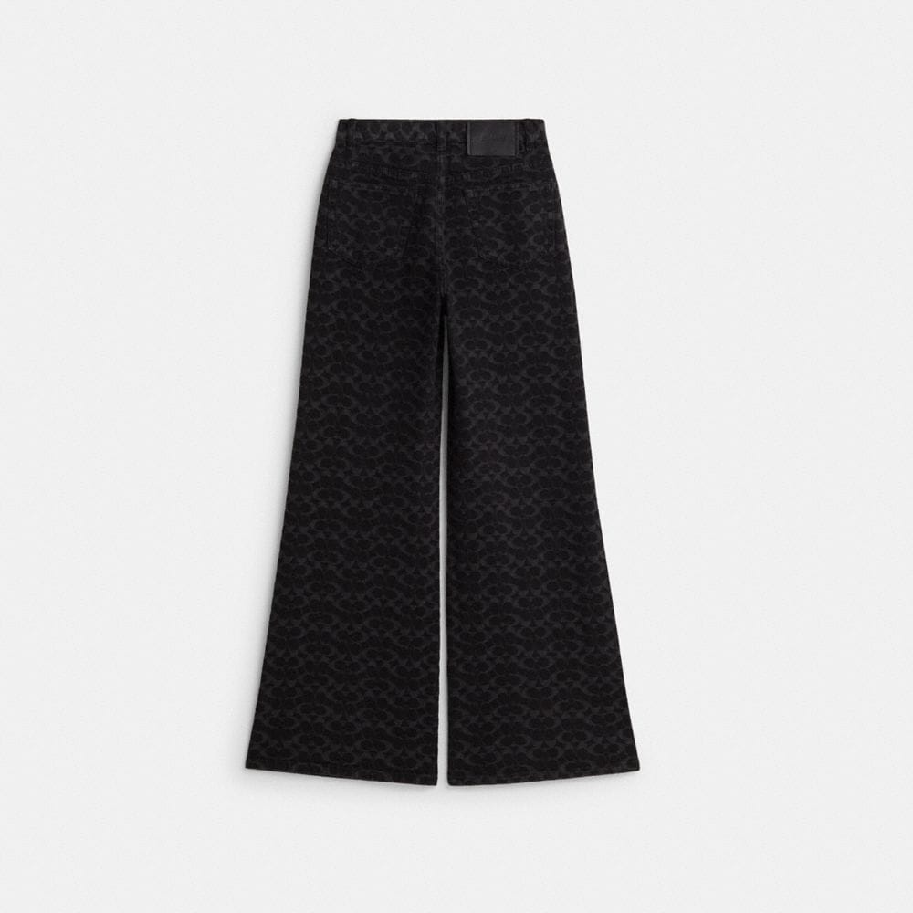 Restored Signature Jacquard Denim Jeans