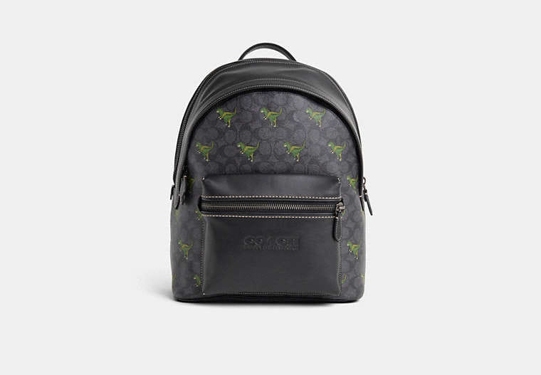 Restored Charter Backpack In Signature Canvas With Rexy Print