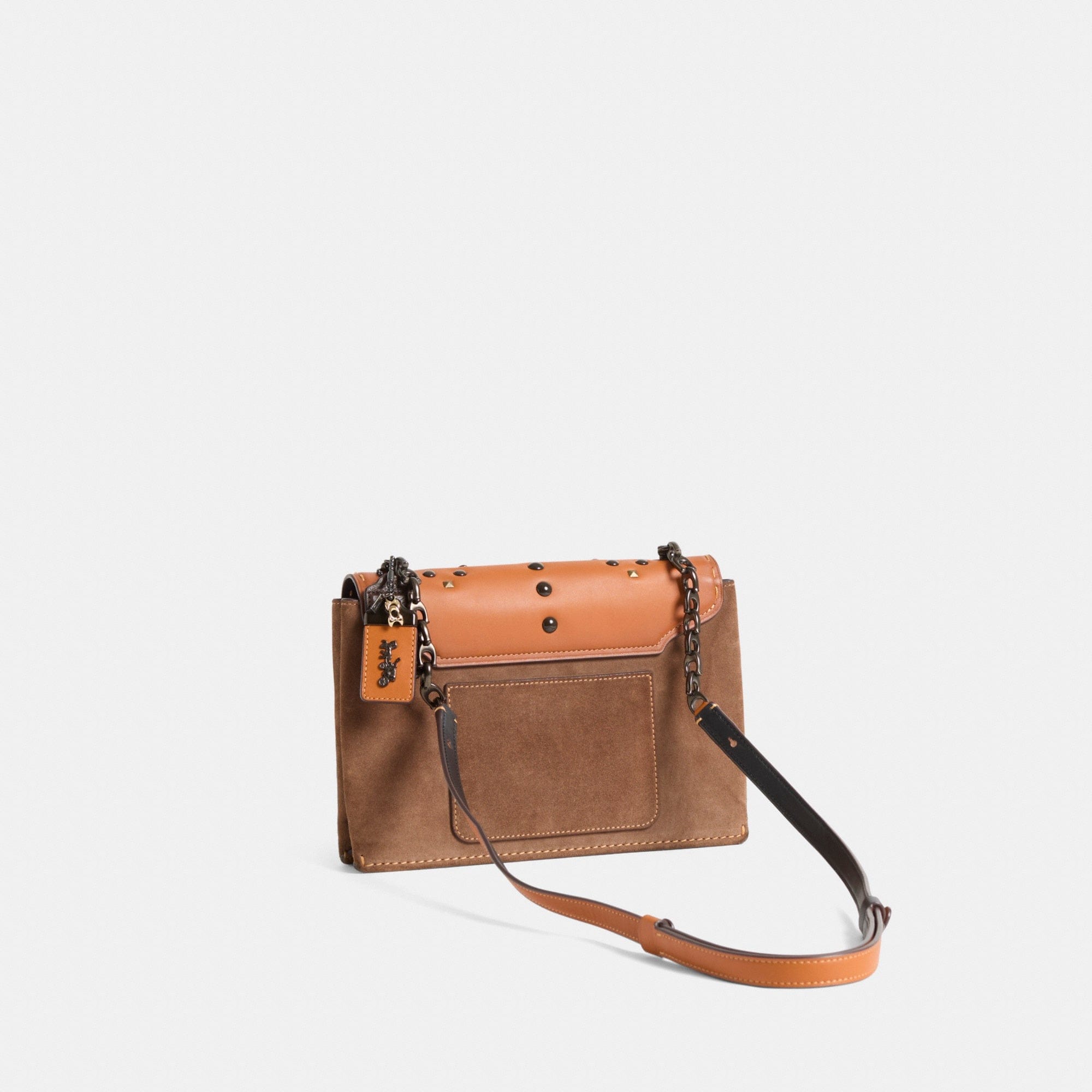 Reloved Coach Swagger Chain Crossbody In Colorblock