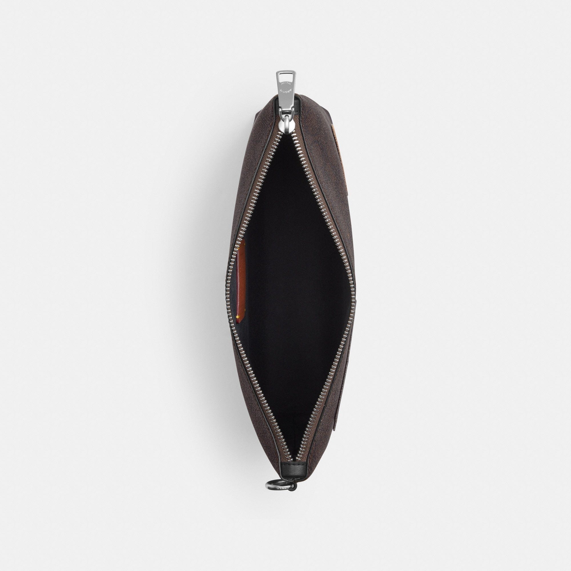 Pouch In Signature Canvas With Patches