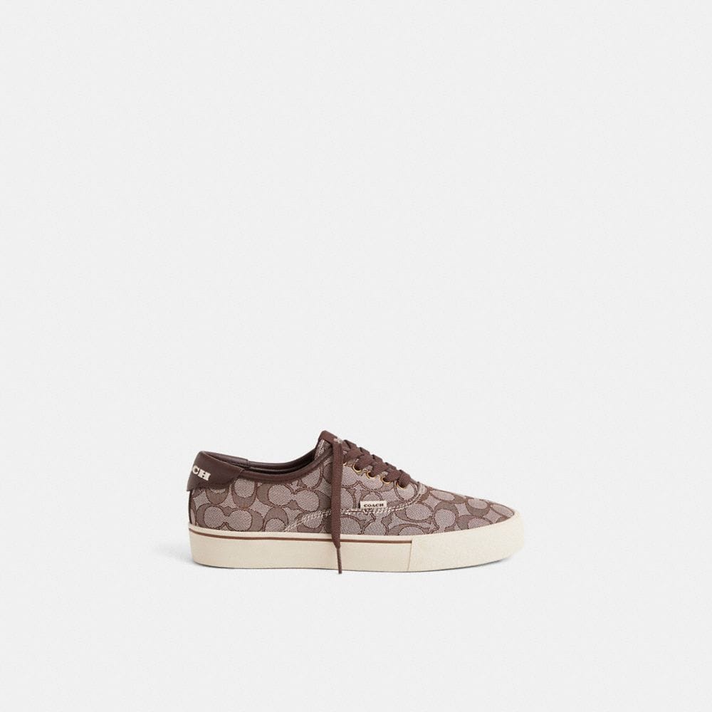 Restored Skate Lace Up Sneaker In Signature Jacquard