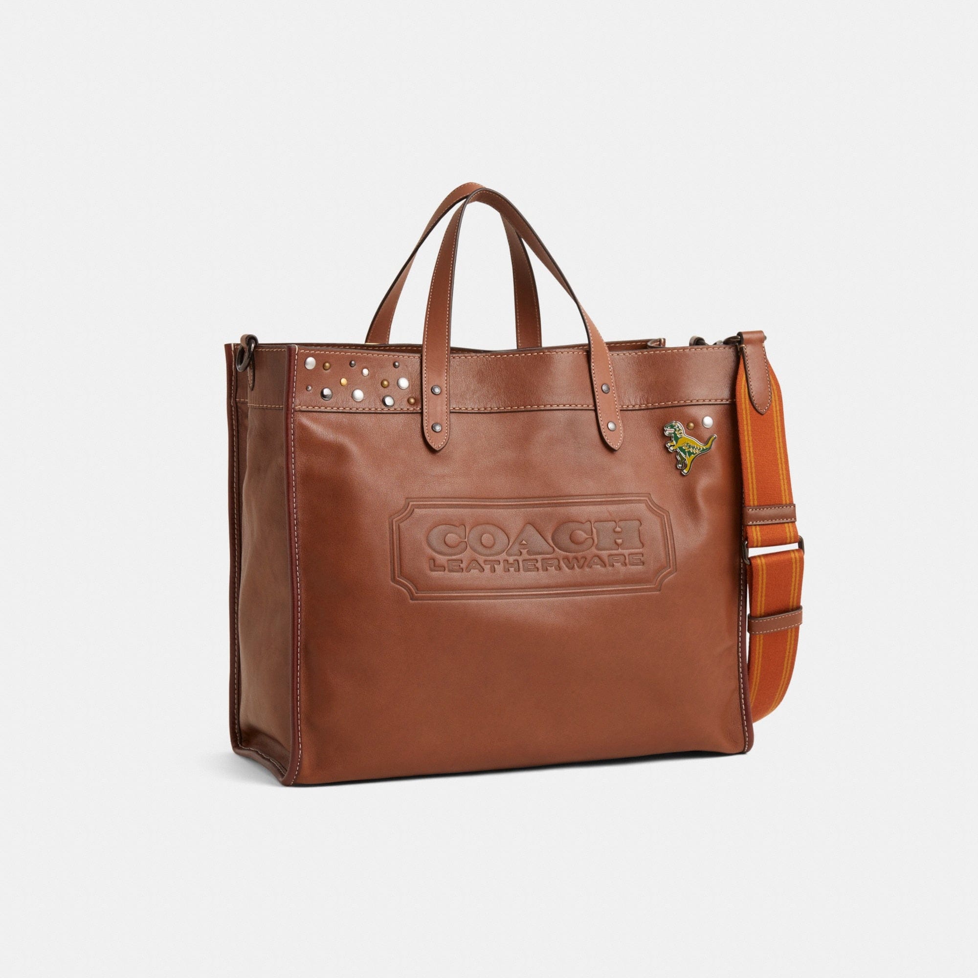 Reloved Field Tote Bag 40 With Coach Badge