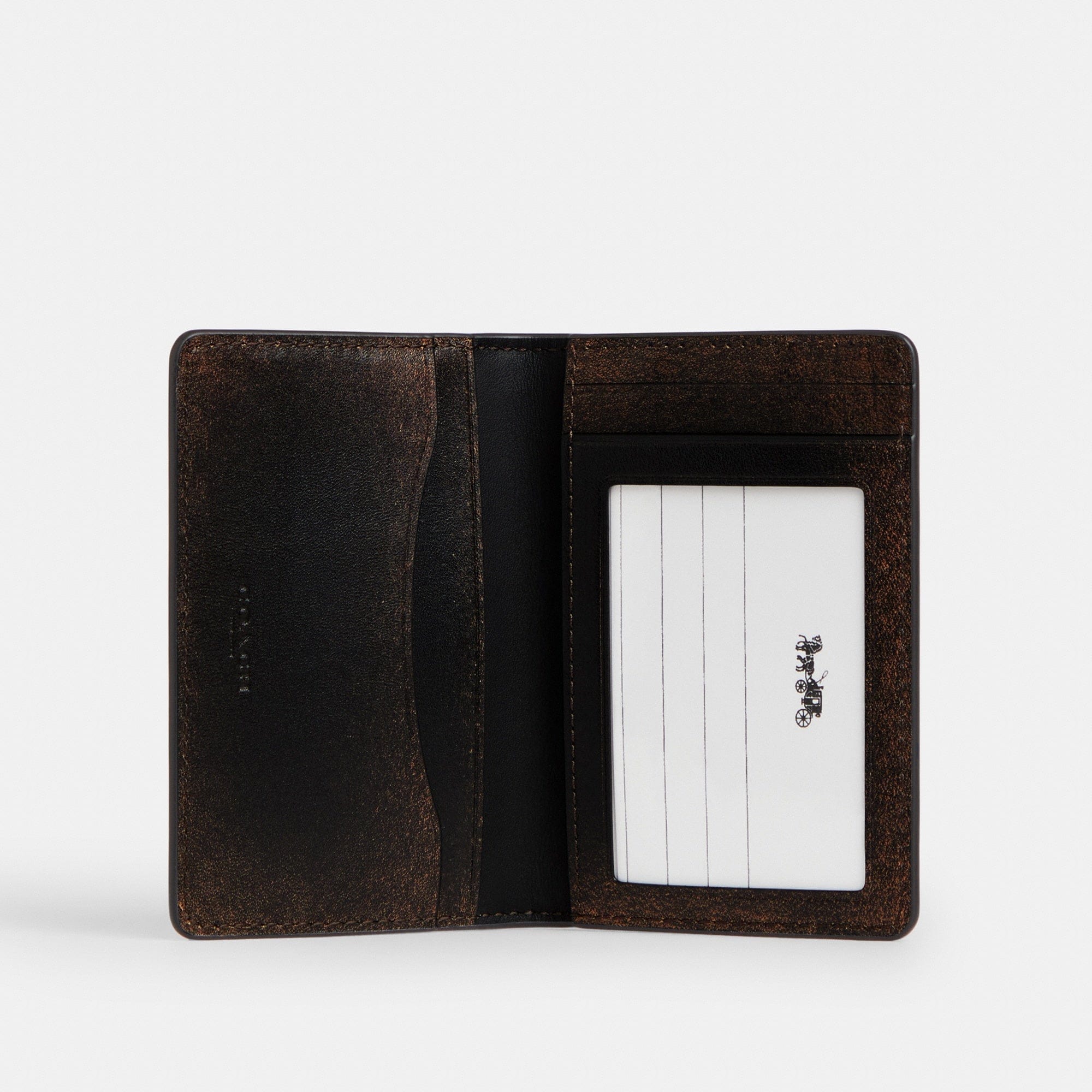 Id Card Wallet In Loved Leather