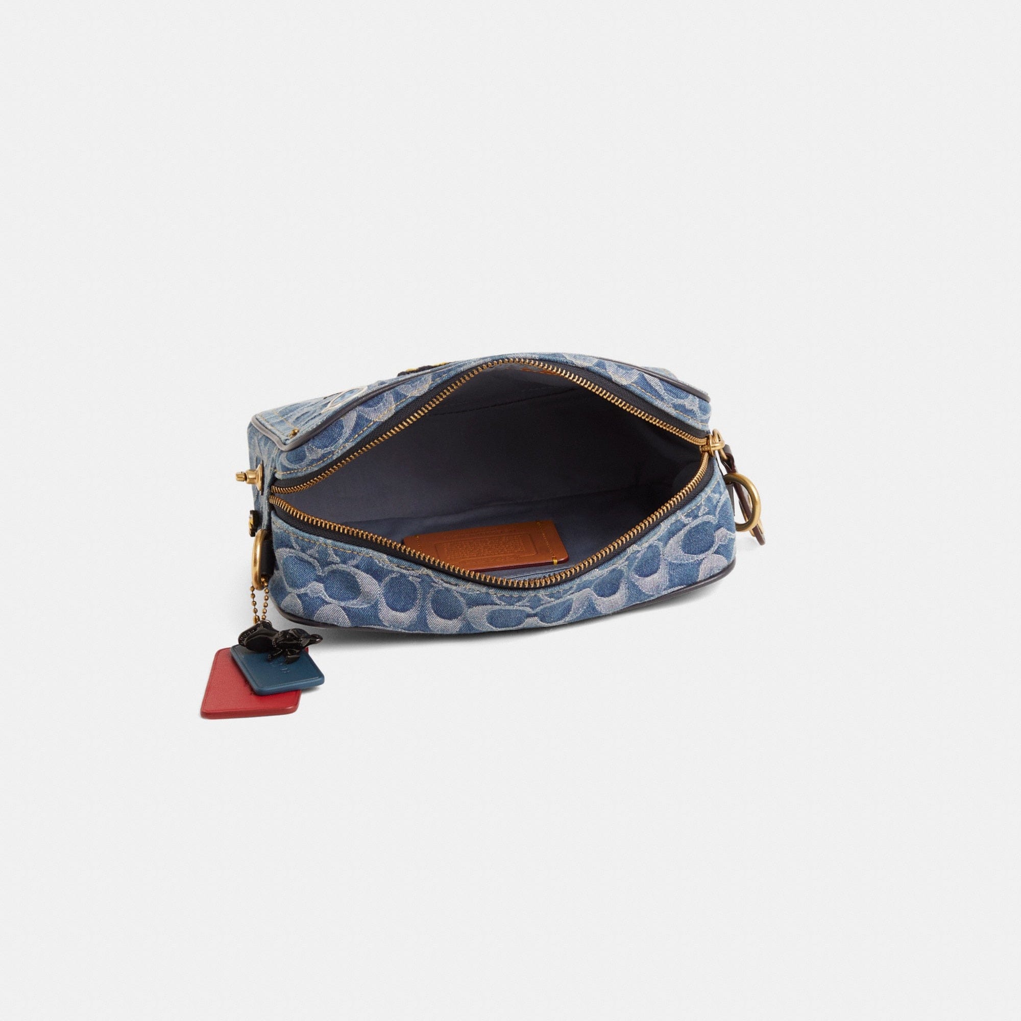 Reloved Flight Bag In Signature Denim