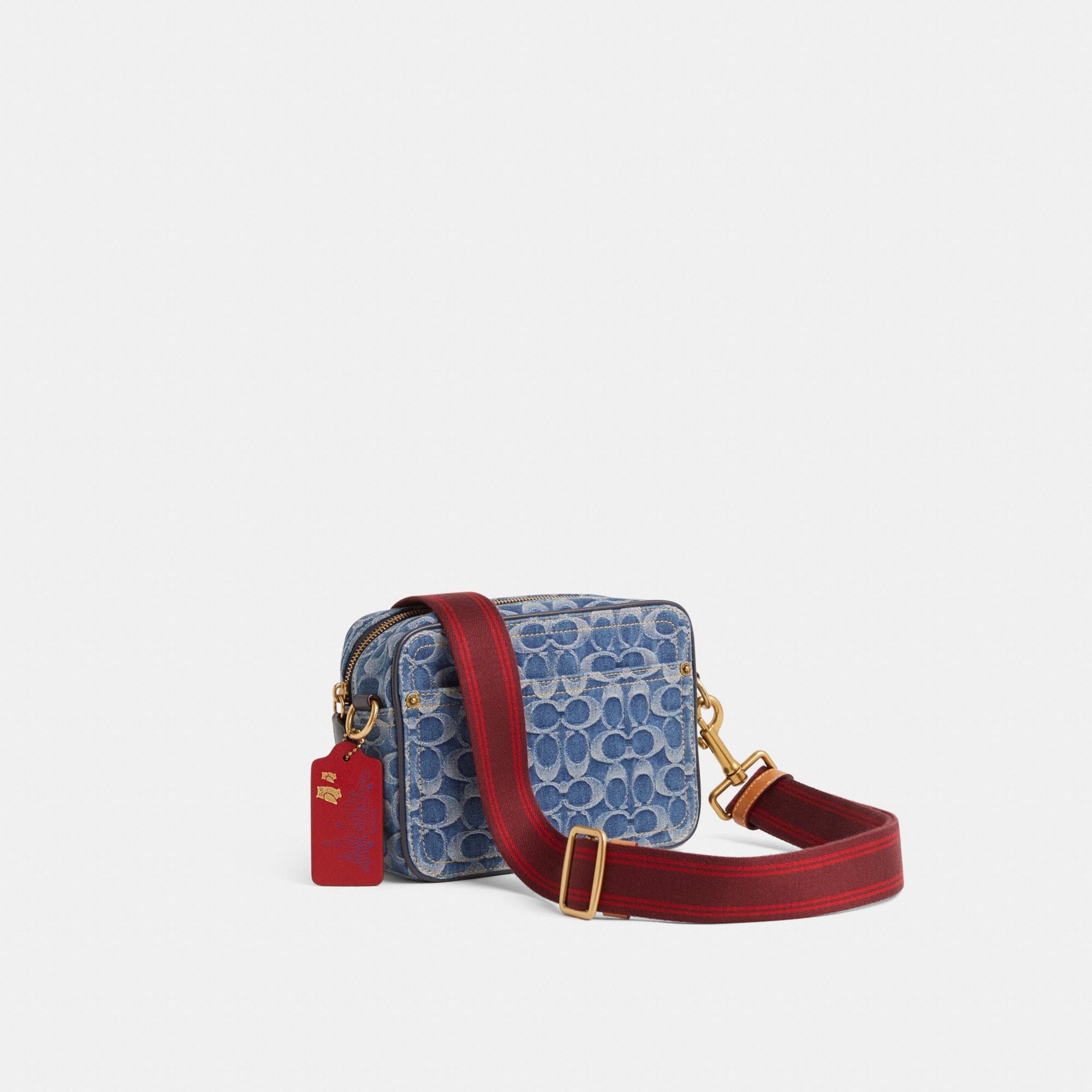 Reloved Flight Bag In Signature Denim