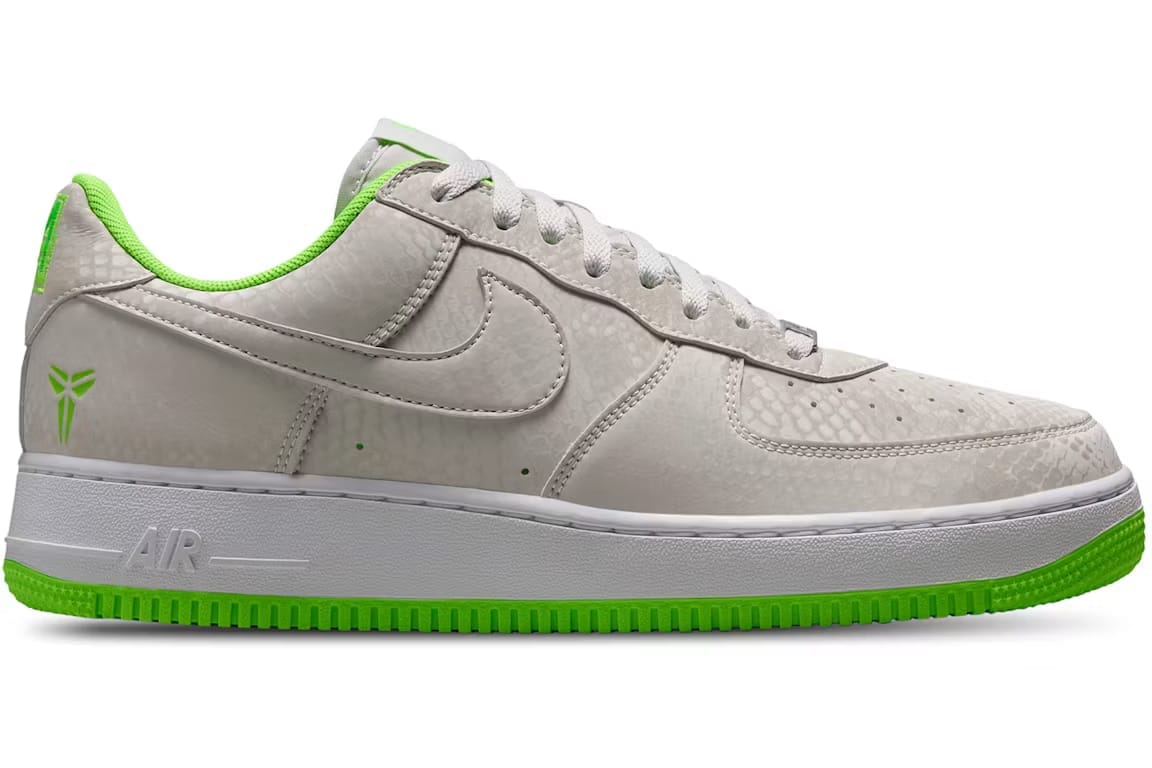 Nike Air Force 1 Low Kobe Bryant Forever Vast Grey Electric Green
