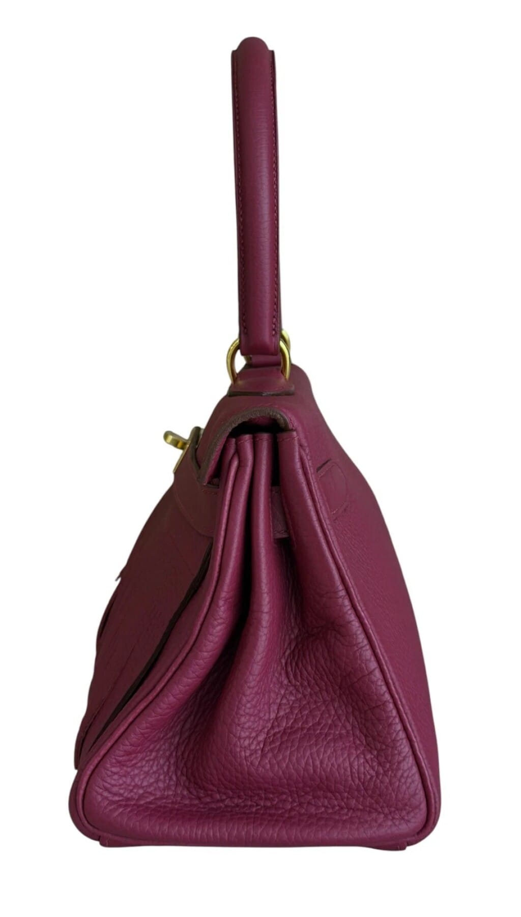 Limited Edition Rubis Fringe Clemence JPG Shoulder Birkin 42 Gold Hardware, 2011