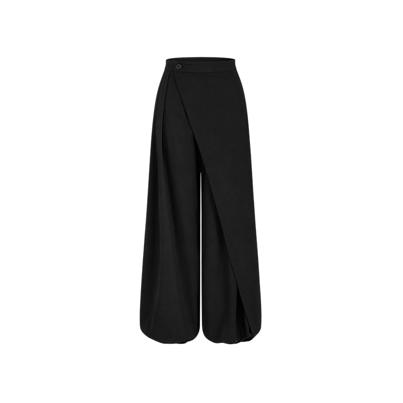 Elara Voss Sienne Fluid Black Trouser