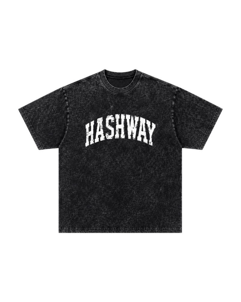 HASHWAY CLASSIC WASHED TEE - ACID WASH