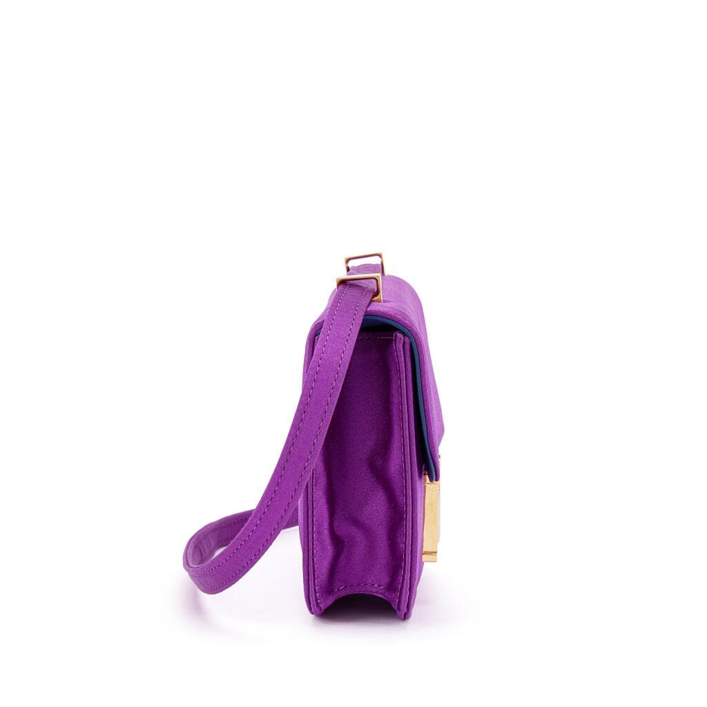 Limited Edition Ultraviolet Satin and Bleu Saphir Micro Constance 14 Gold Hardware, 2010